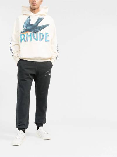 Rhude logo-embroidered track pants outlook