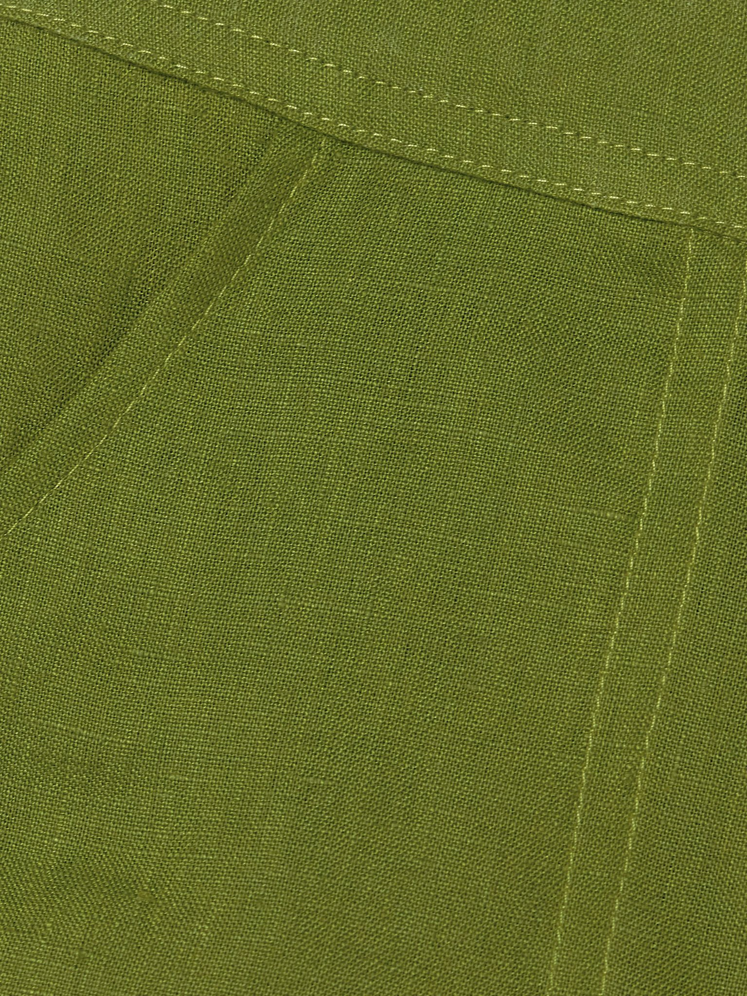 L'Intemporel Correct linen shorts Green - 5