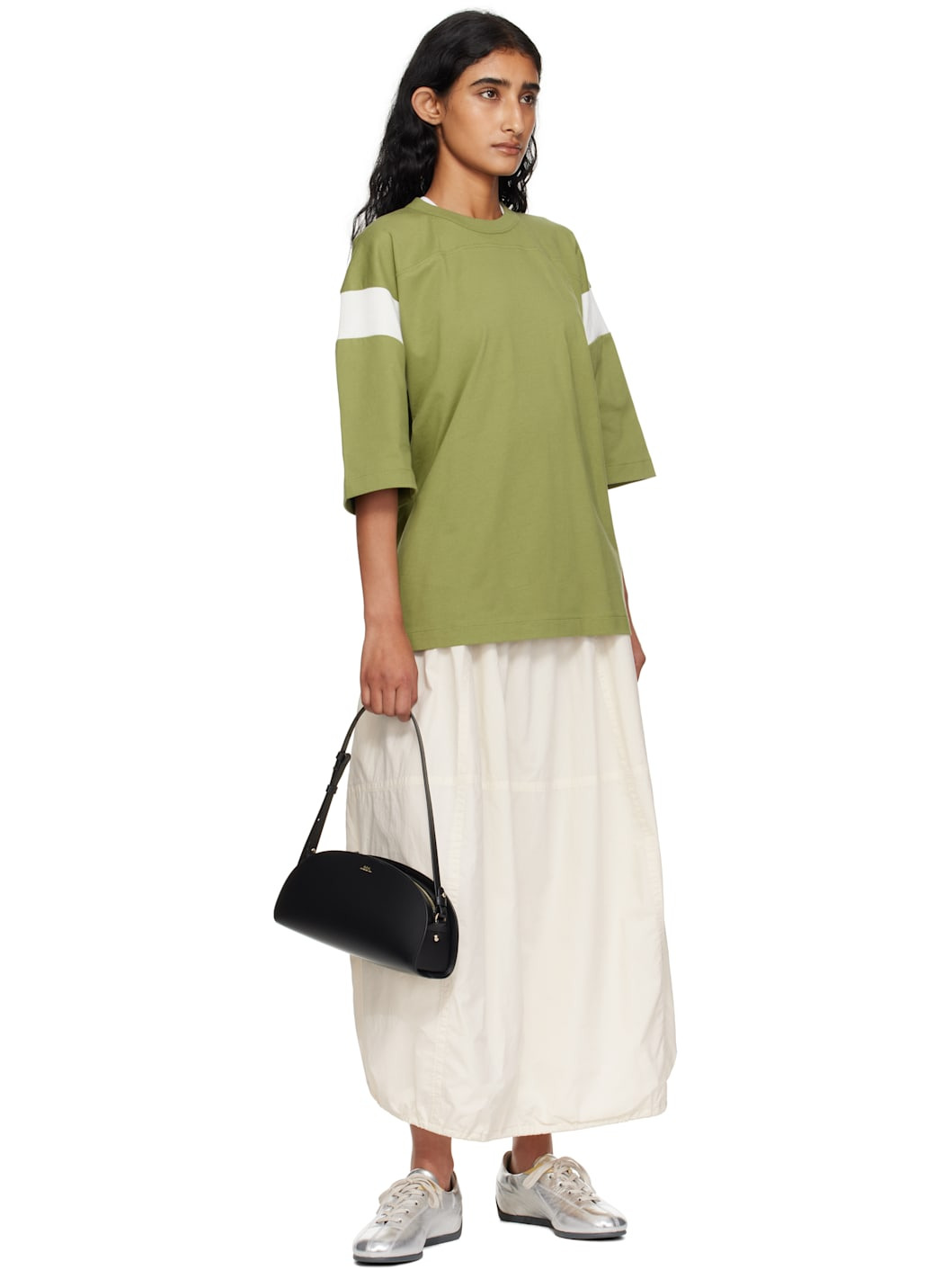 Black Demi-Lune Shoulder Bag - 4