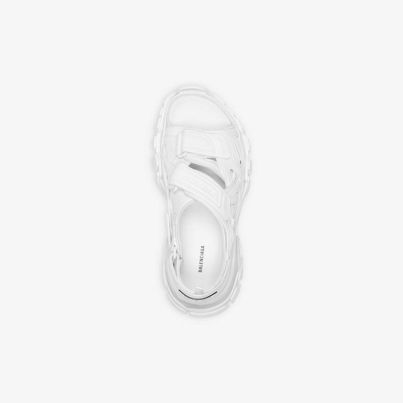 Men's Track Sandal in White 5