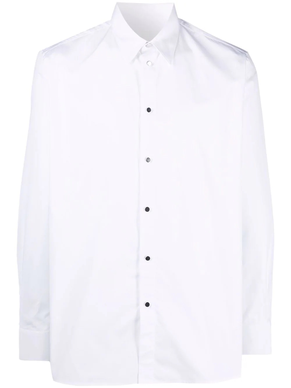 spread collar button-up shirt - 1