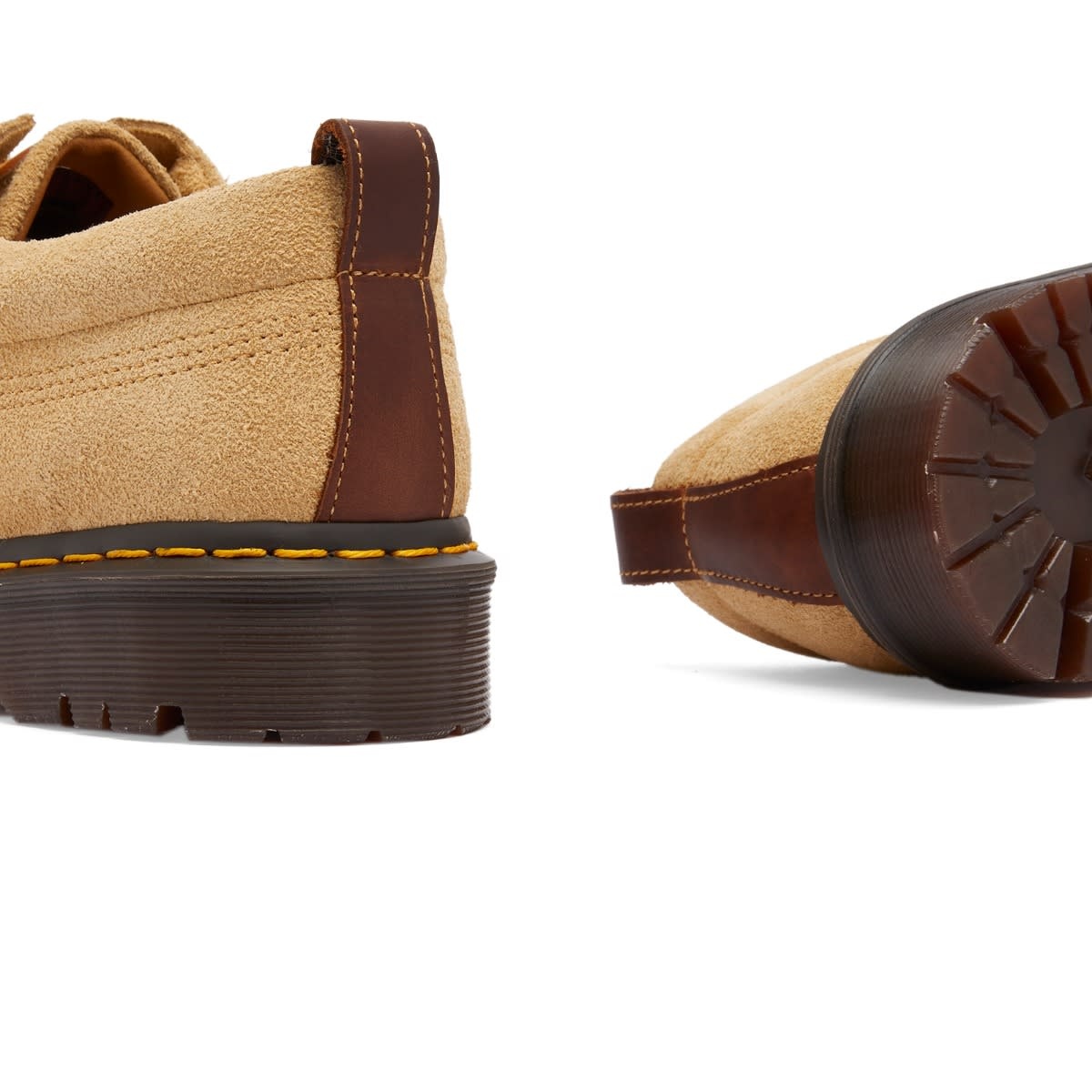 Dr. Martens Lowell Hairy Suede Shoe - 4