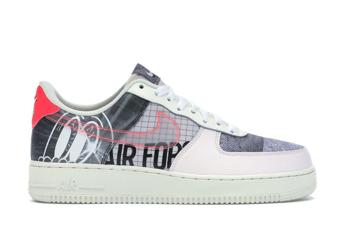 Nike Air Force 1 Low Light Soft Pink Pure Platinum - 1