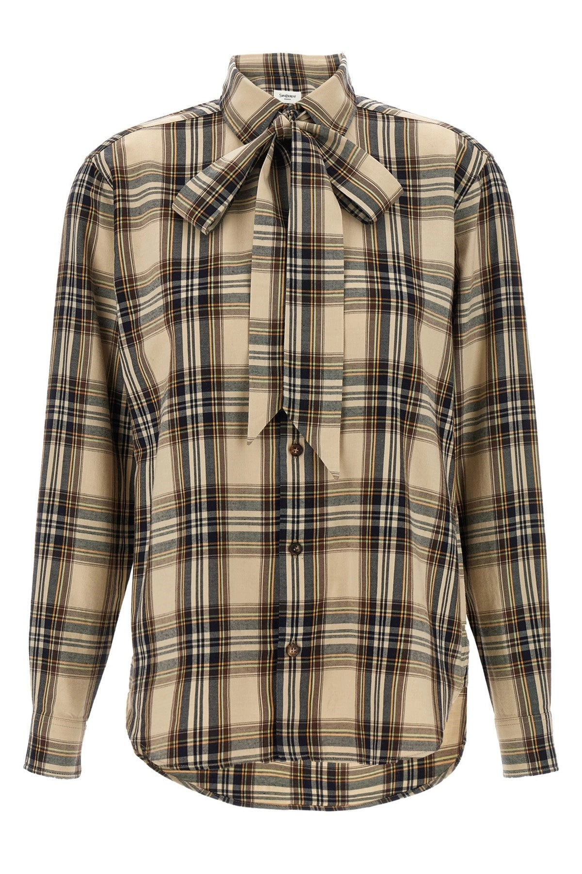 Saint Laurent Women 'Lavallière Cassandre' Shirt - 1