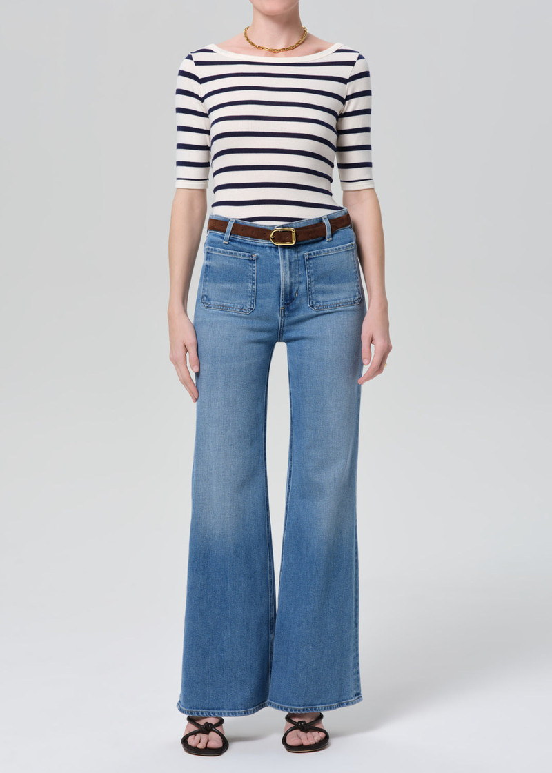 Kimberly Patch Pocket Flare In Adore - 1