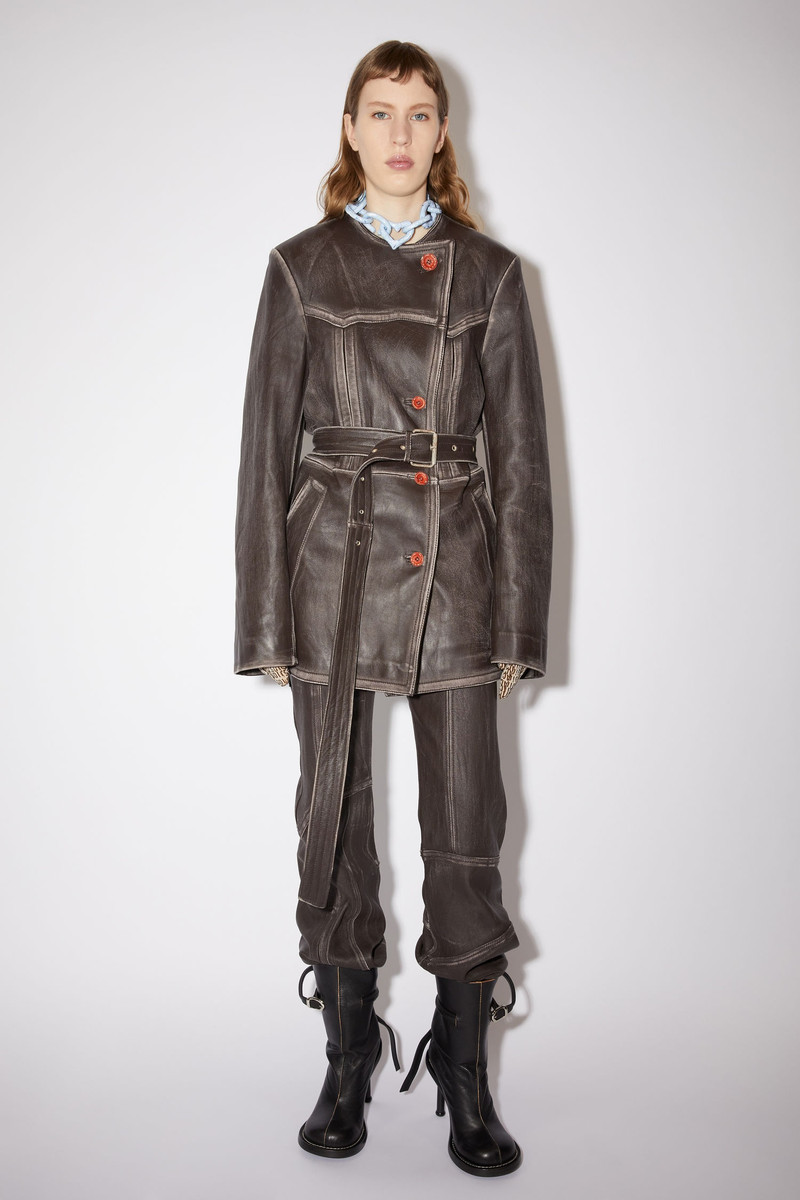 Leather ankle boots - Black 4