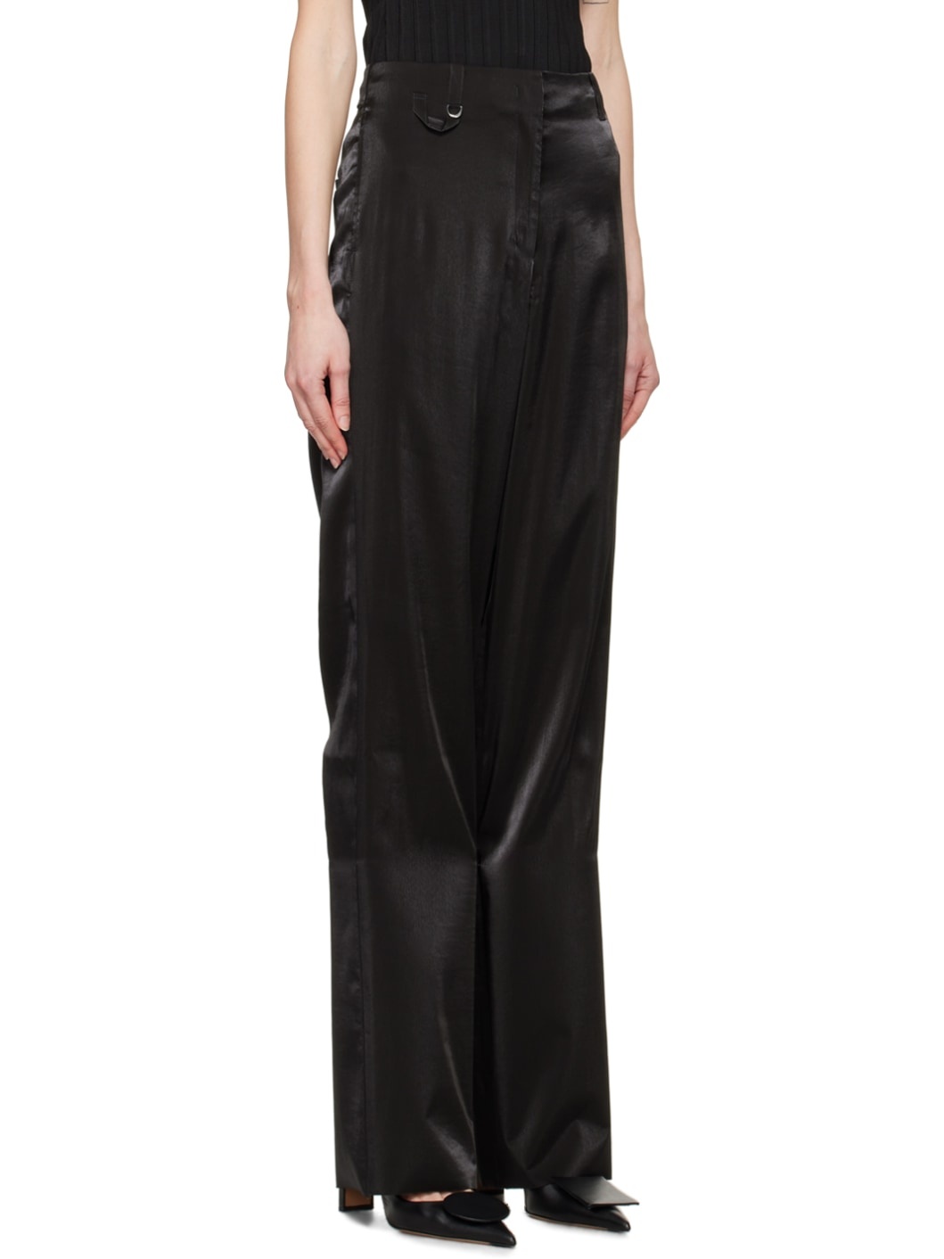 Black Les Sculptures  'Le pantalon Cubo' Trousers - 2