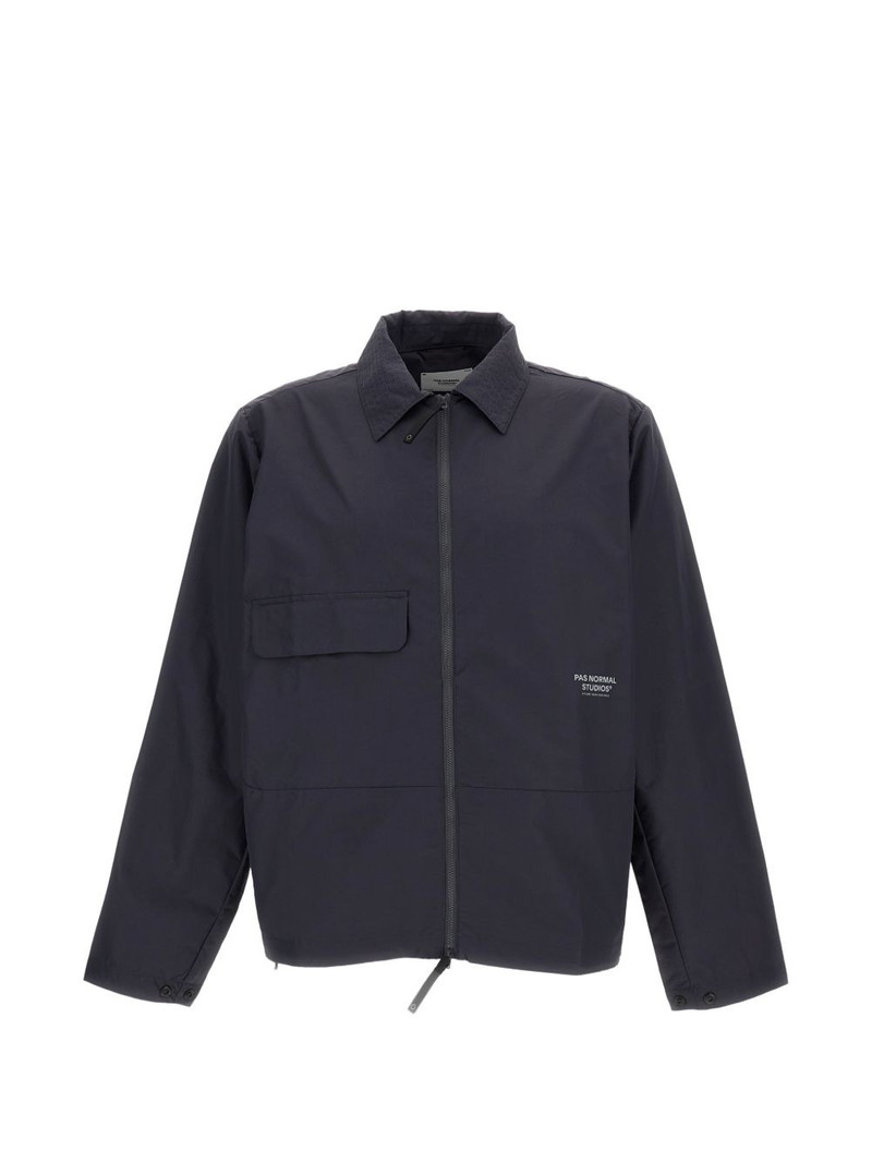 flap pocket drawstring jacket 1