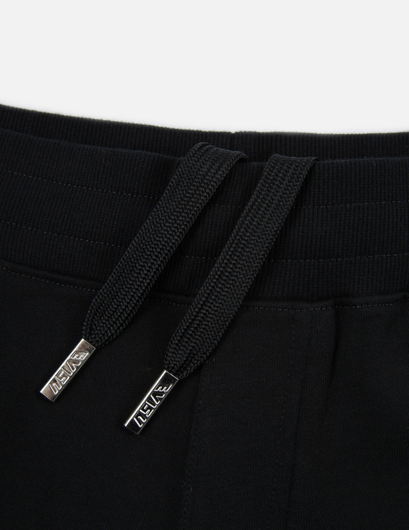 KAMON AND LOGO PRINT SWEAT SHORTS 7