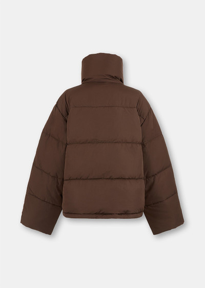 Acne Studios Brown Olimera Puffer Coat outlook