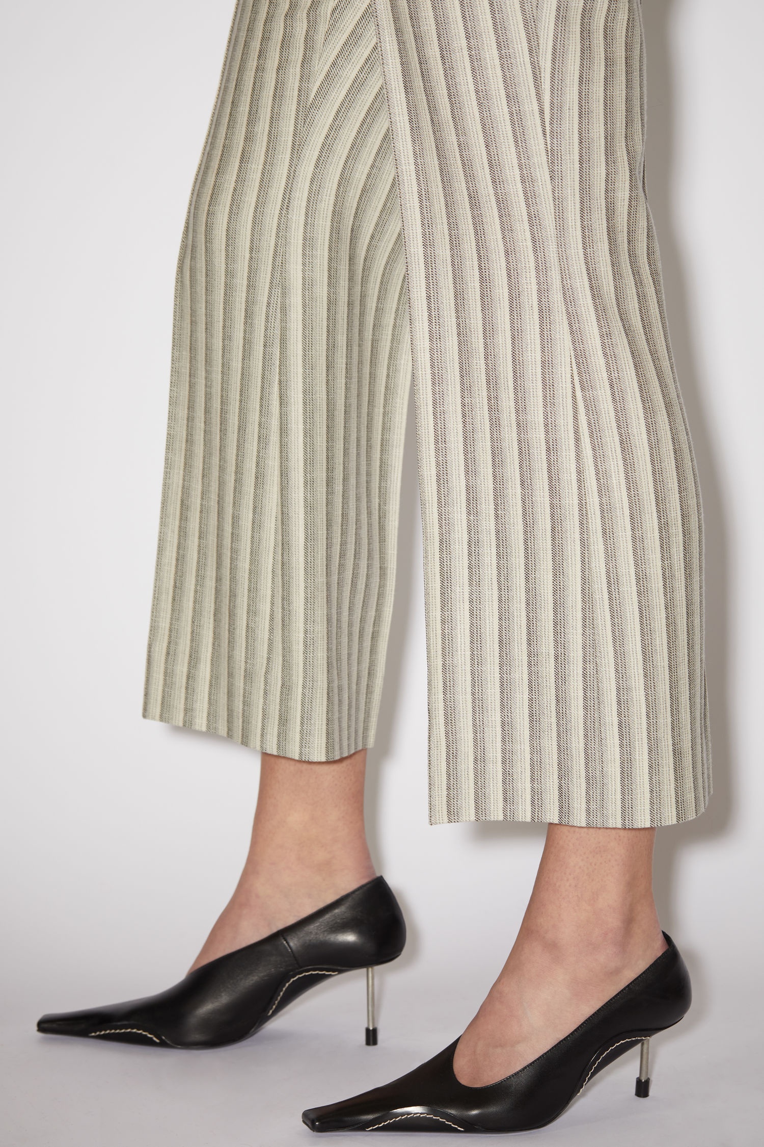 Suit trousers - Grey/white - 5