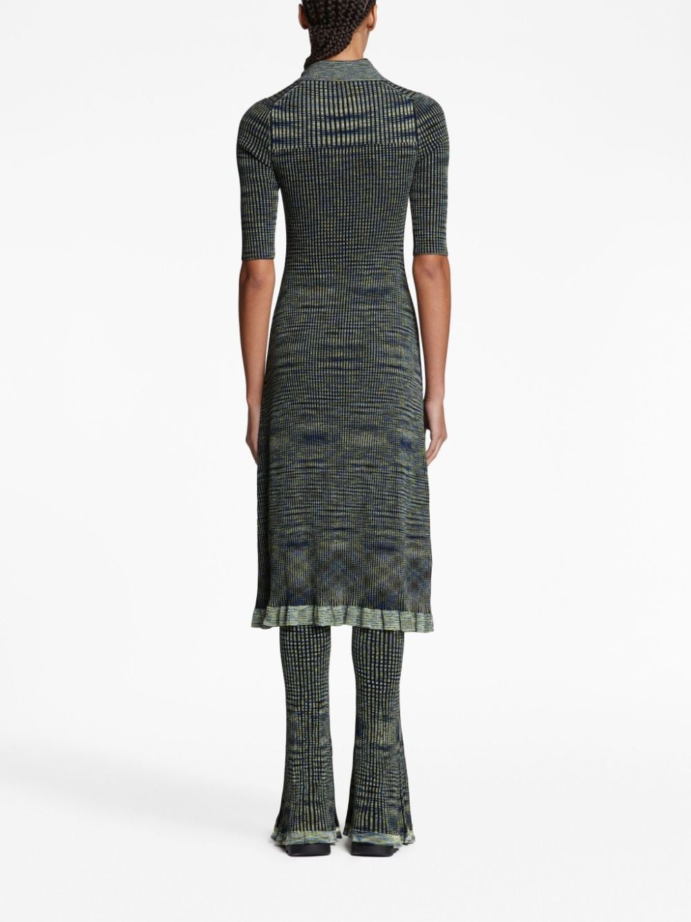 Space-Dye Polo Dress - 4