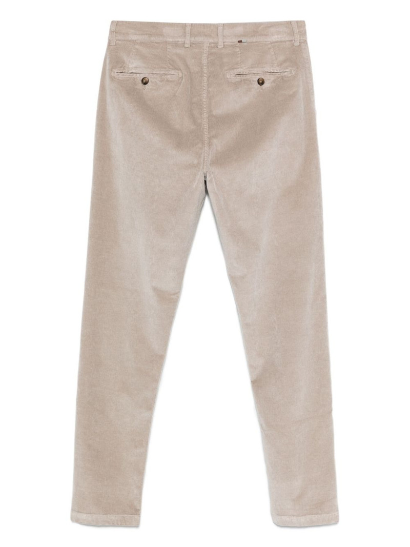 Canali corduroy trousers outlook