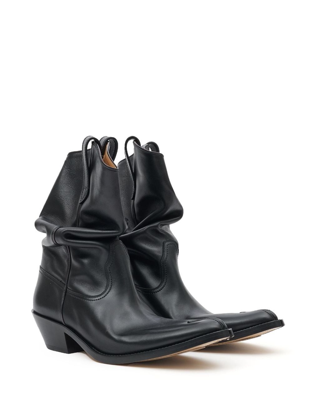 Tabi-toe leather boots - 2