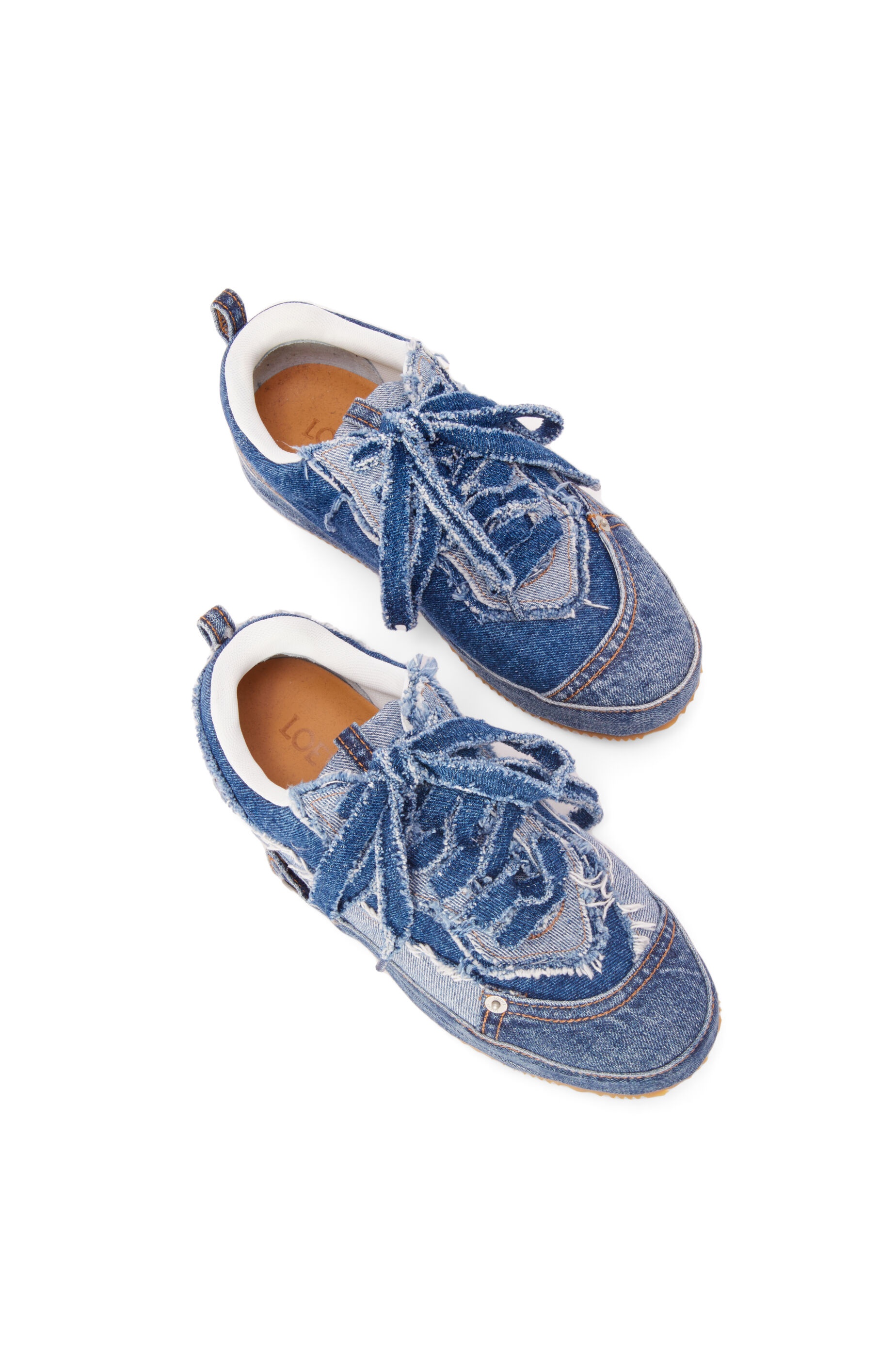 Deconstructed sneaker in denim - 3