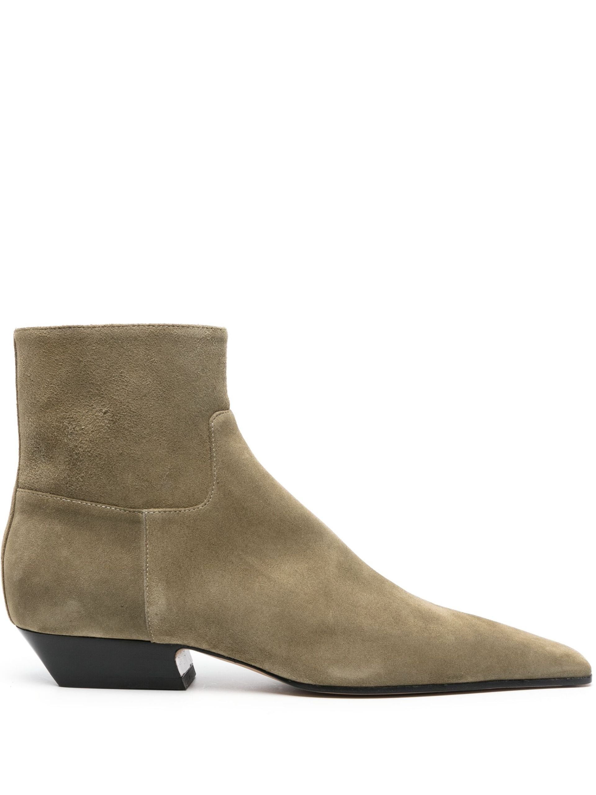 green The Marfa 25 suede ankle boots - 1