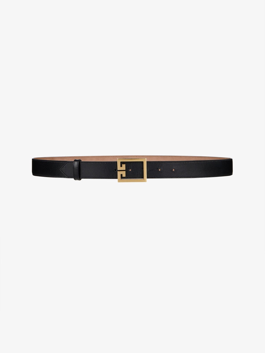 Double G belt in leather - 1