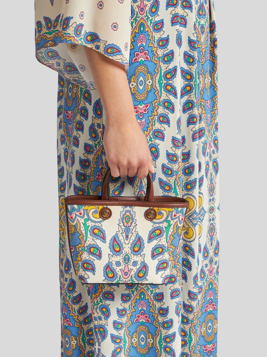 ETRO ESSENTIAL MINI PRINTED CANVAS BAG - 2