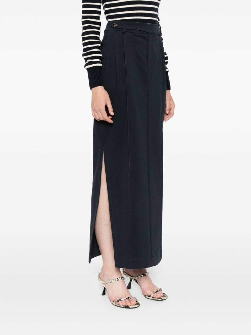 pleat-detailing pencil skirt 3