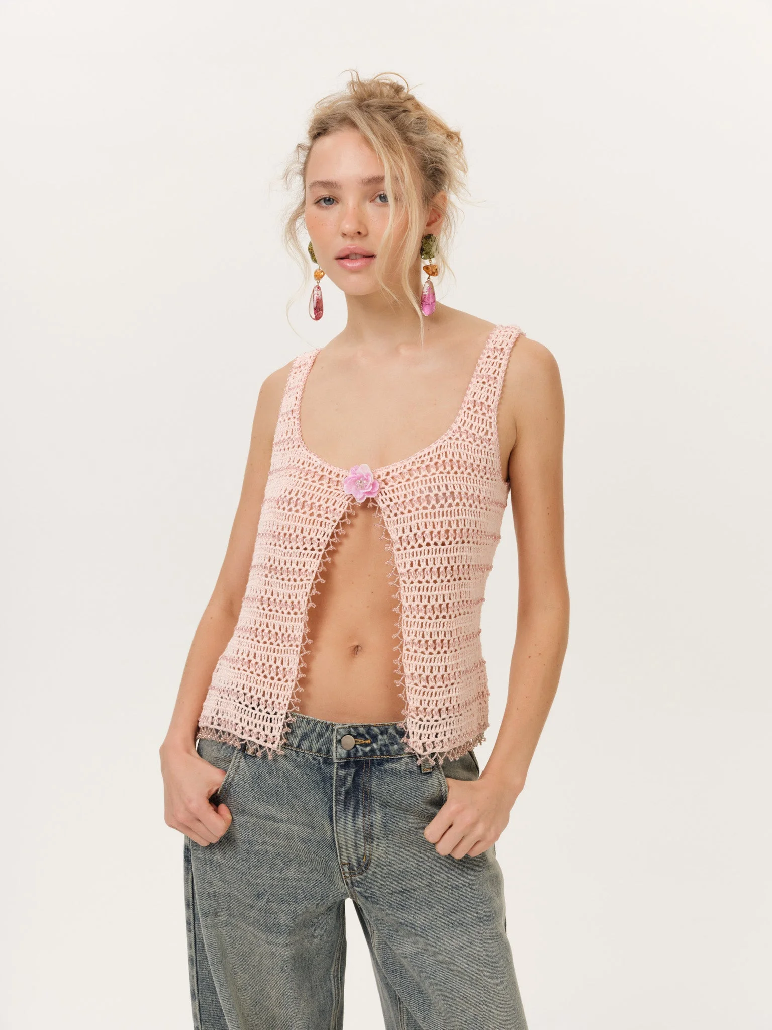 Lulu Beaded Tank Top - 1