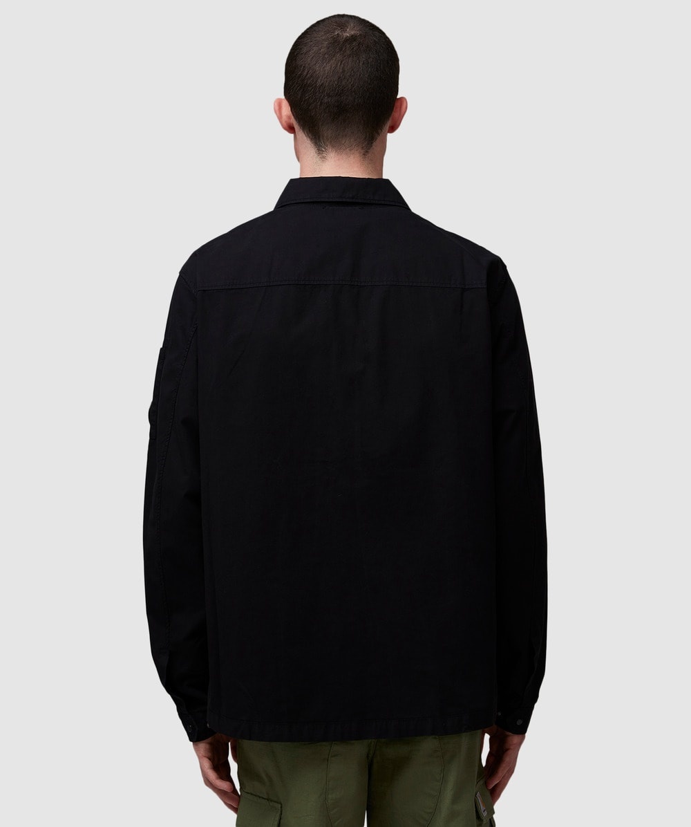 Gabardine utility overshirt - 3