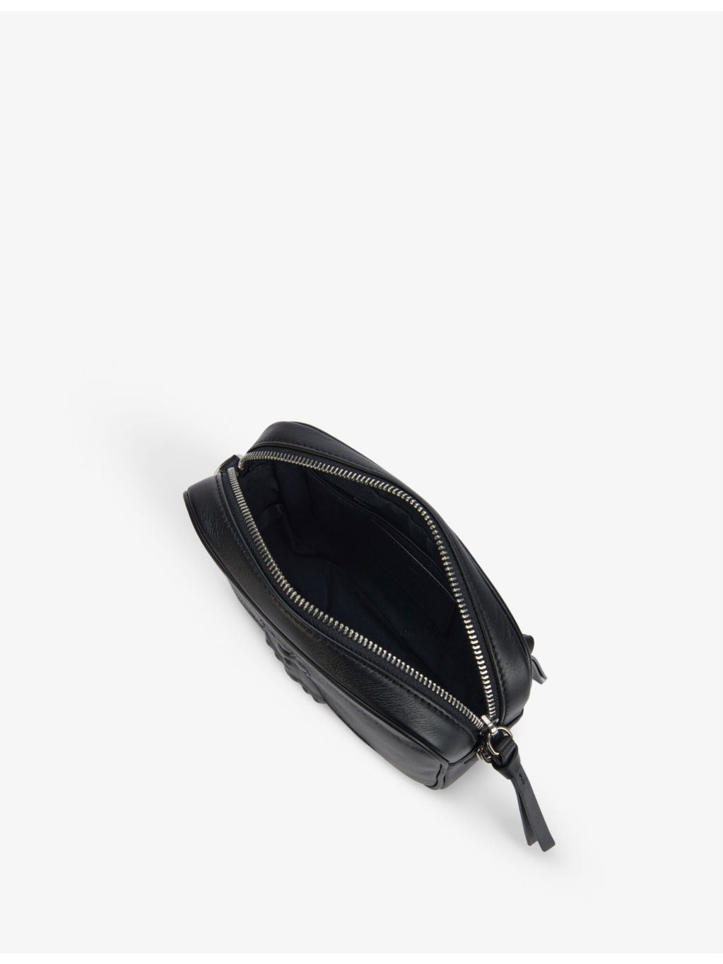 Anna logo-embossed leather camera bag - 4