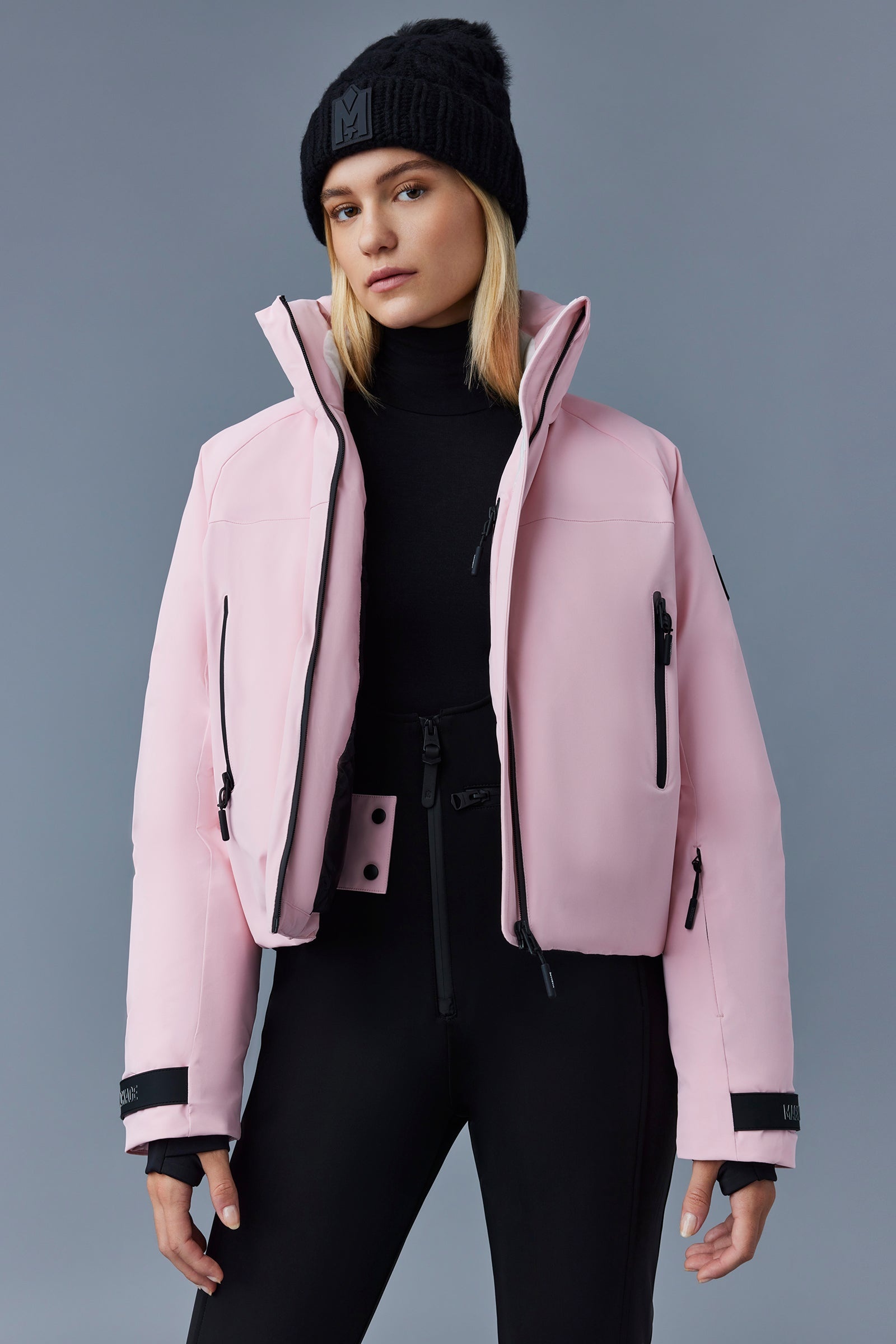 AMANDA Stretch down ski jacket with hood - 6