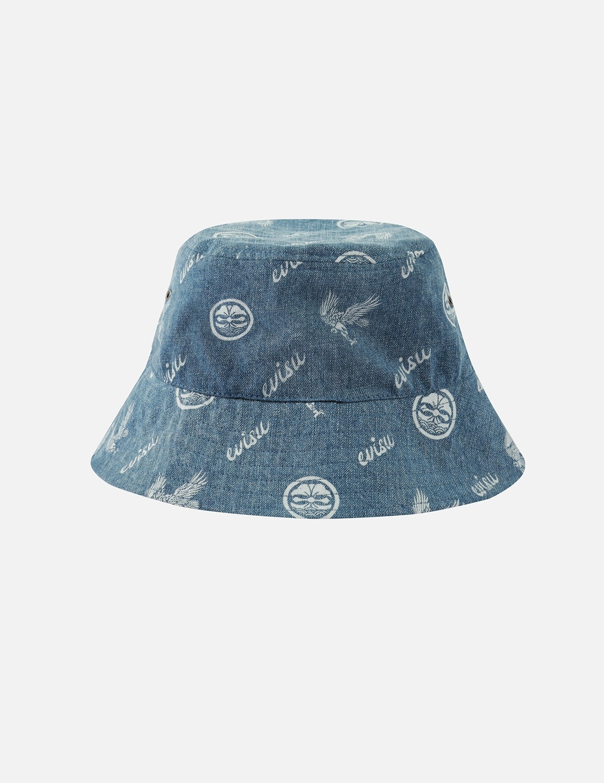 SEAGULL EMBROIDERY REVERSIBLE BUCKET HAT - 6