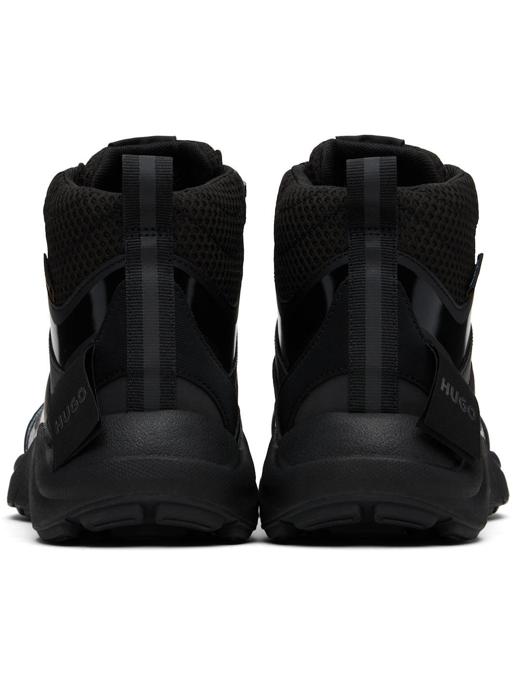 Black Waterproof Boot Sneakers - 2