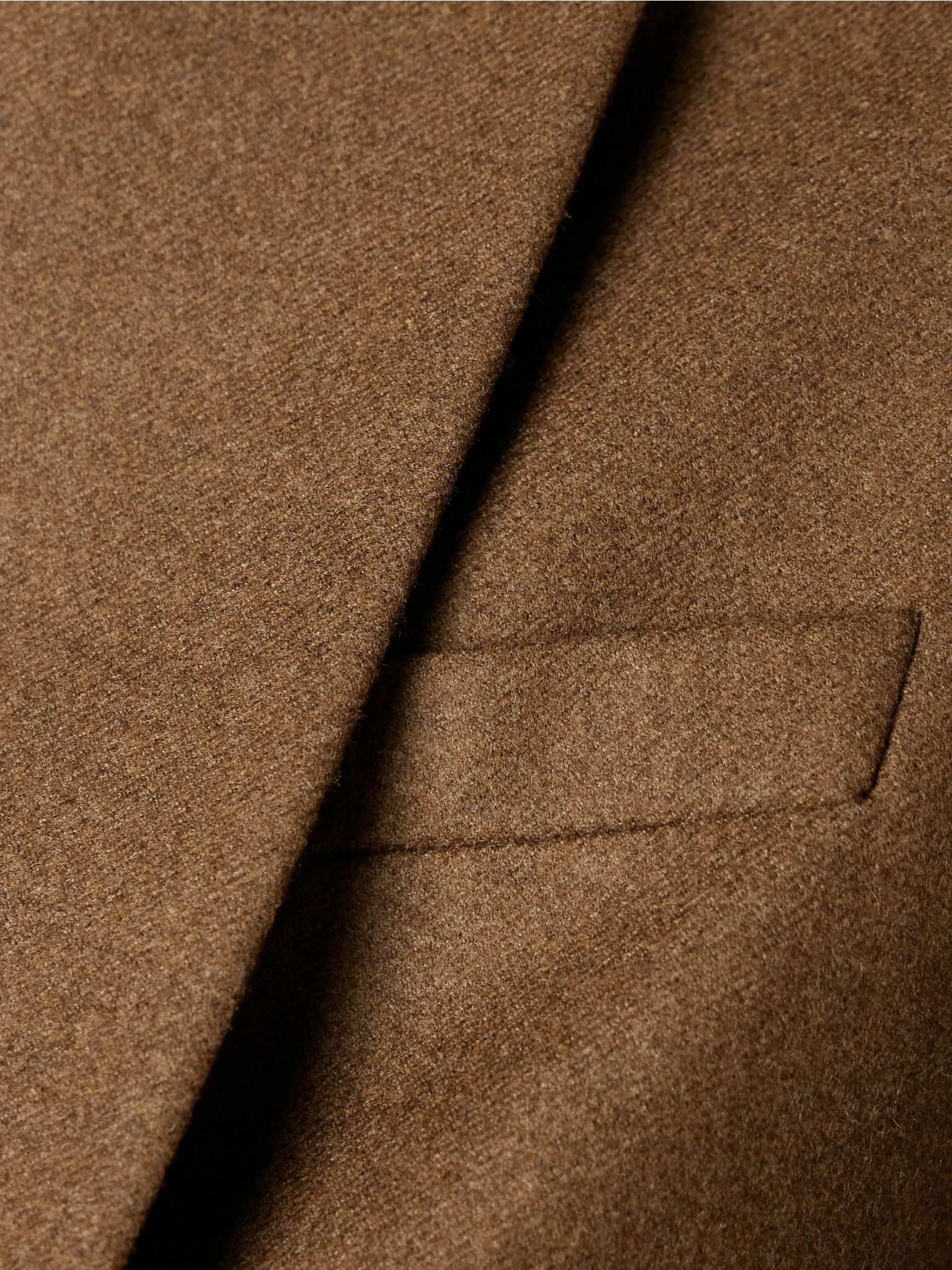 Wool and cashmere-blend blazer Brown - 4