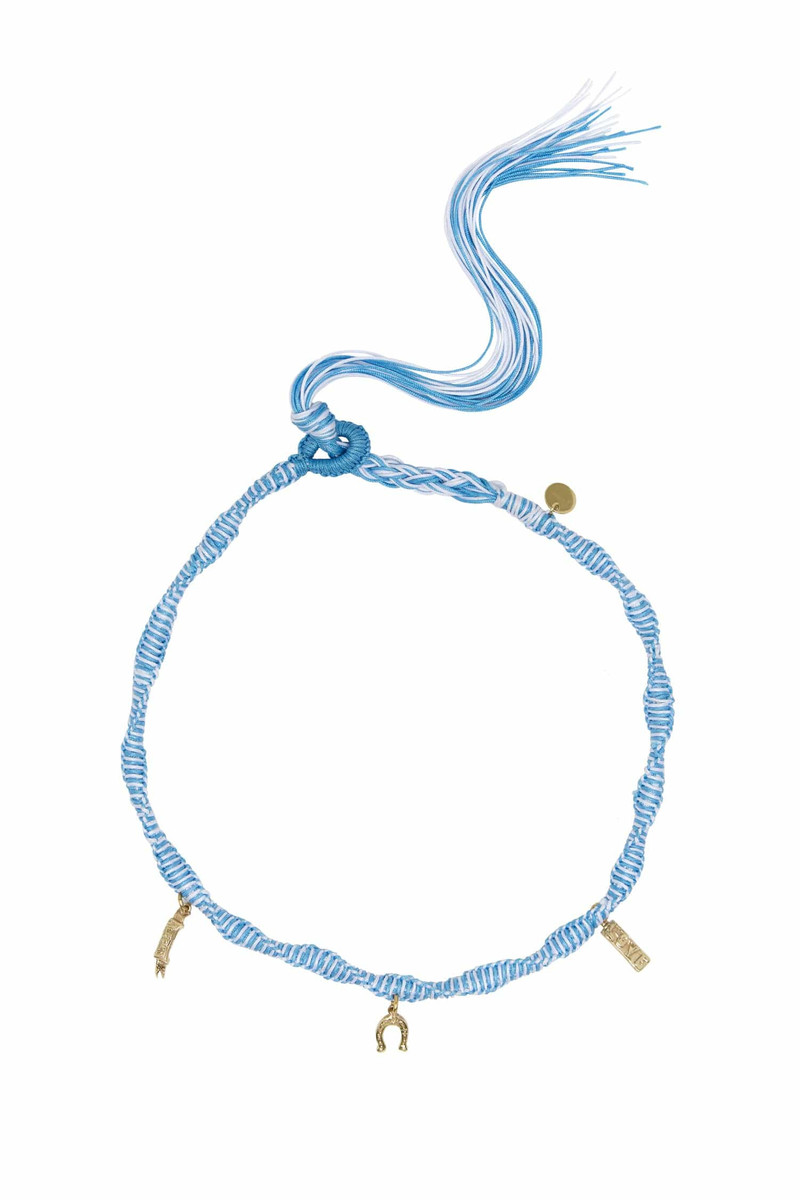 Team Spirit Macrame Charm Necklace 1