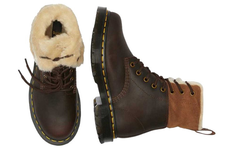 Dr. Martens (WMNS) Dr. Martens 1460 Wintergrip Brown 24014201 outlook
