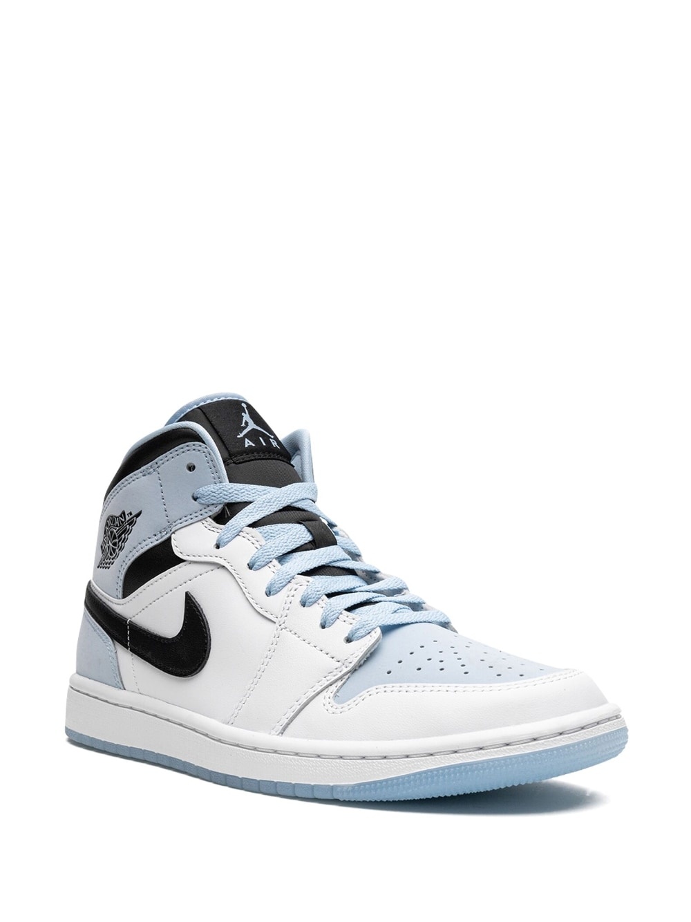 Air Jordan 1 Mid SE "White/Ice Blue-Black" sneakers - 2