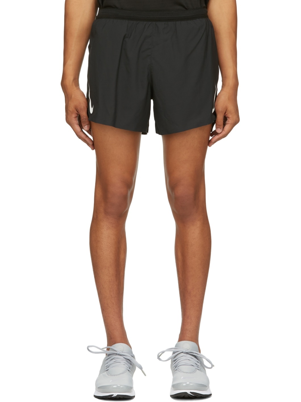 Black Aeroswift Running Shorts - 1