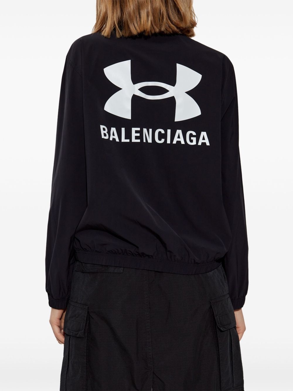 logo-print jacket - 4