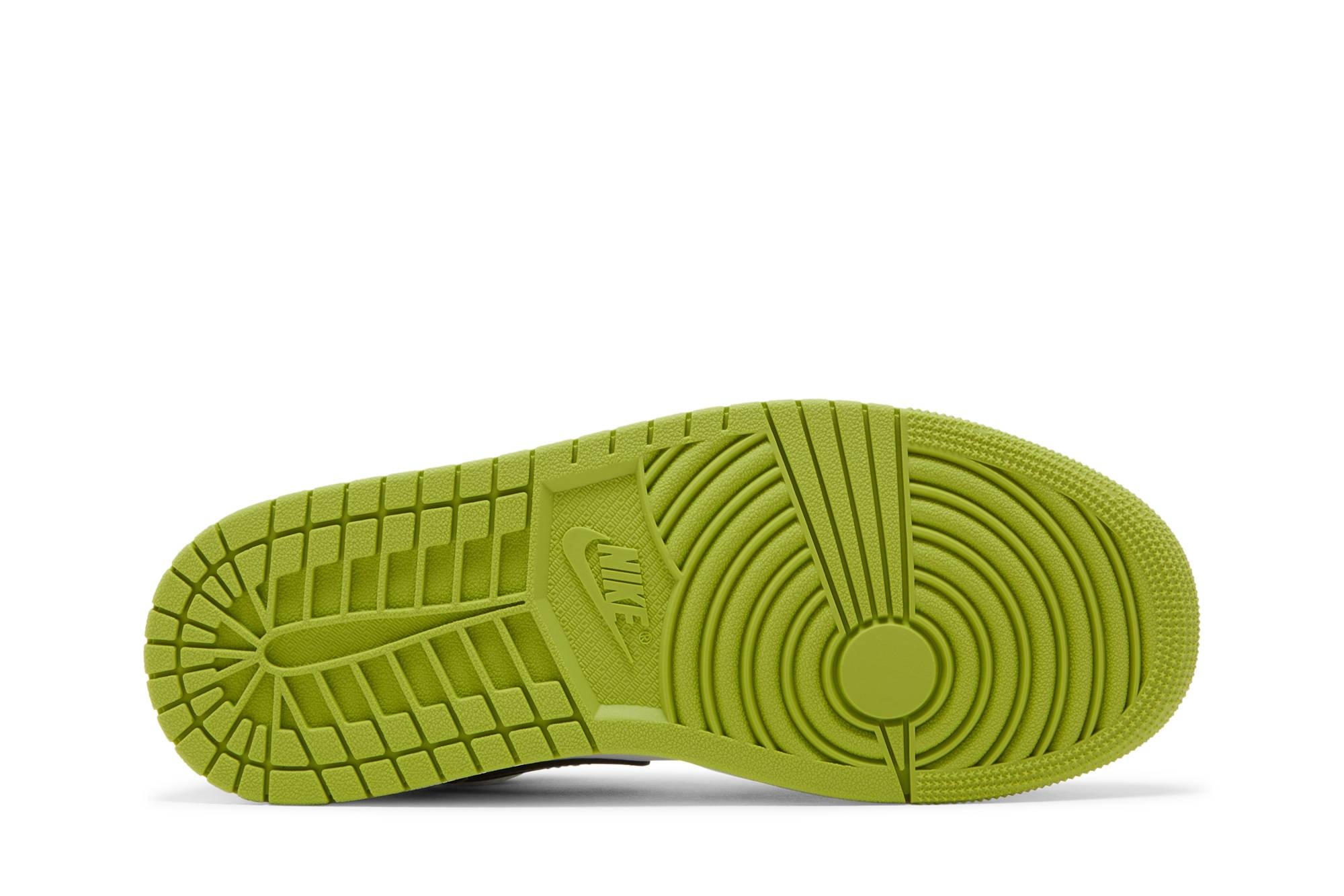 Wmns Air Jordan 1 Low SE 'Vivid Green Snakeskin' - 4