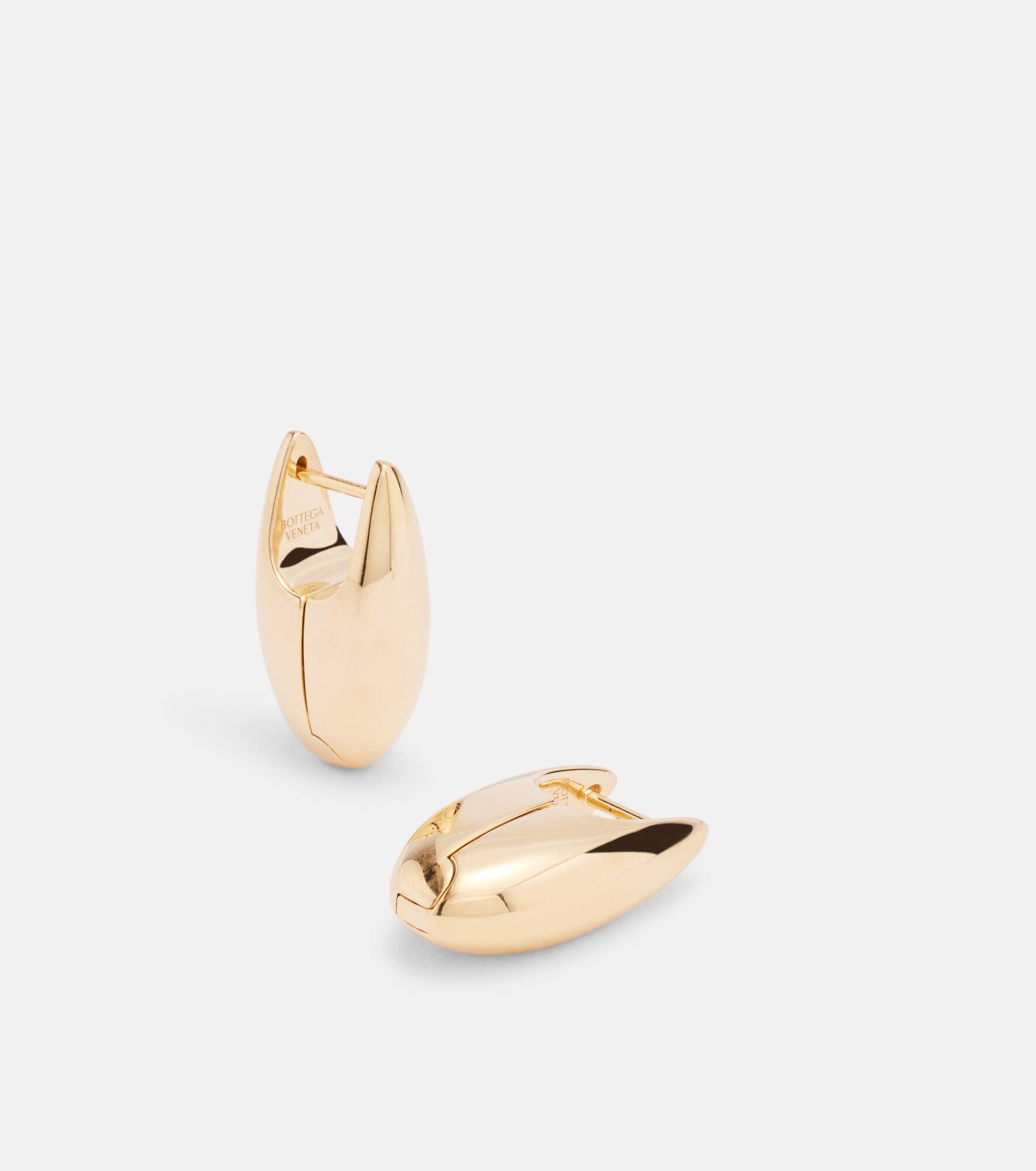 18kt gold-plated sterling silver earrings - 4
