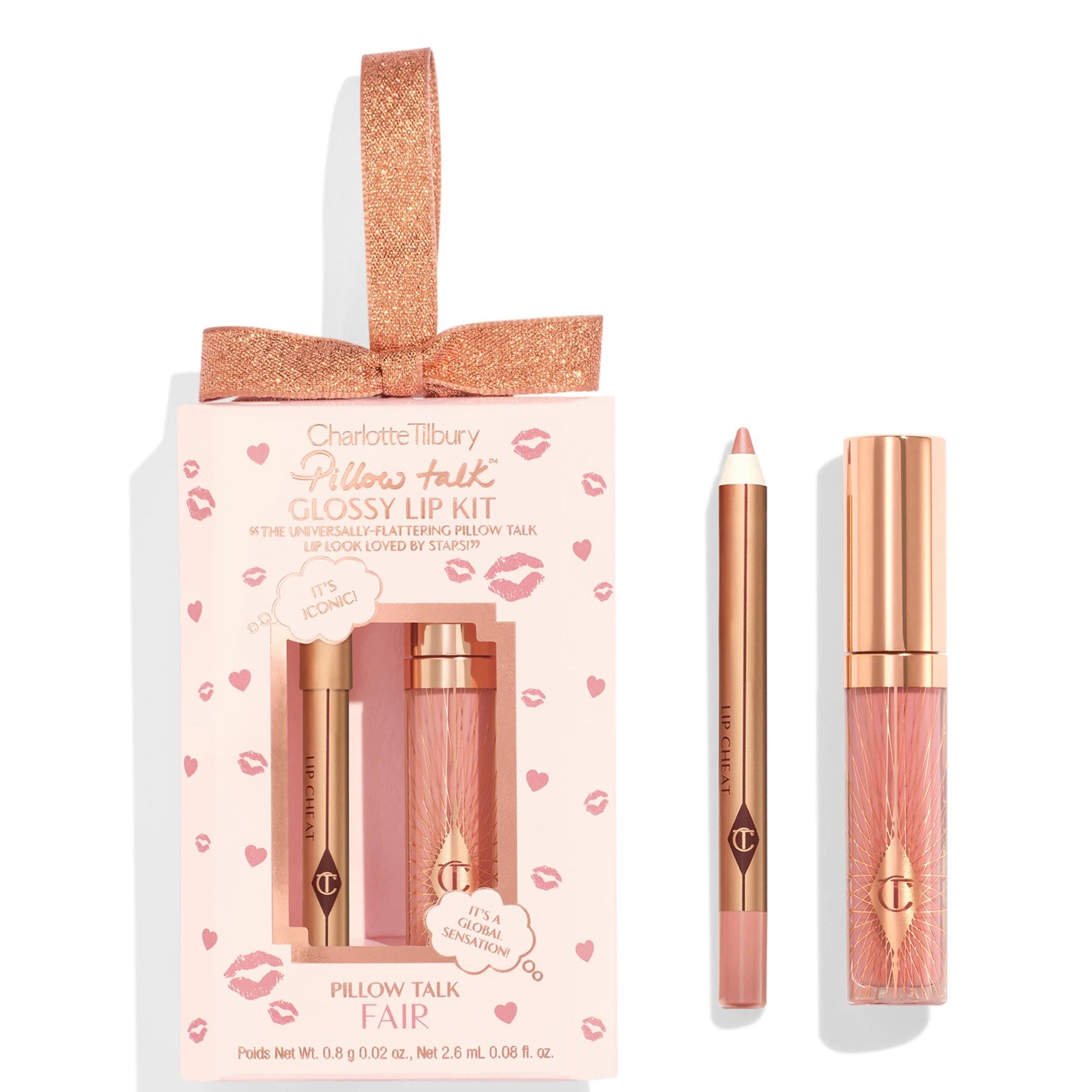 Charlotte Tilbury Pillow Talk Fair Mini Glossy Lips Duo - 1