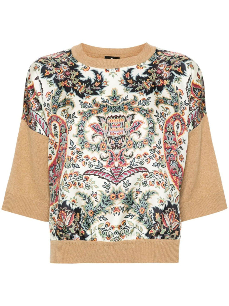 floral-print jumper 1