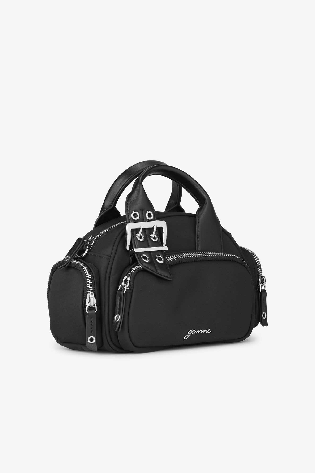 BLACK MINI POLOCHON BAG - 2