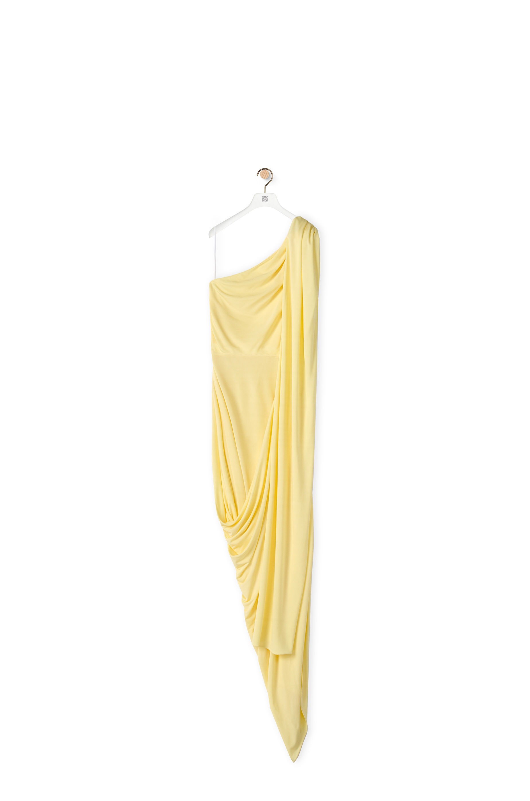 Draped dress in viscose - 1