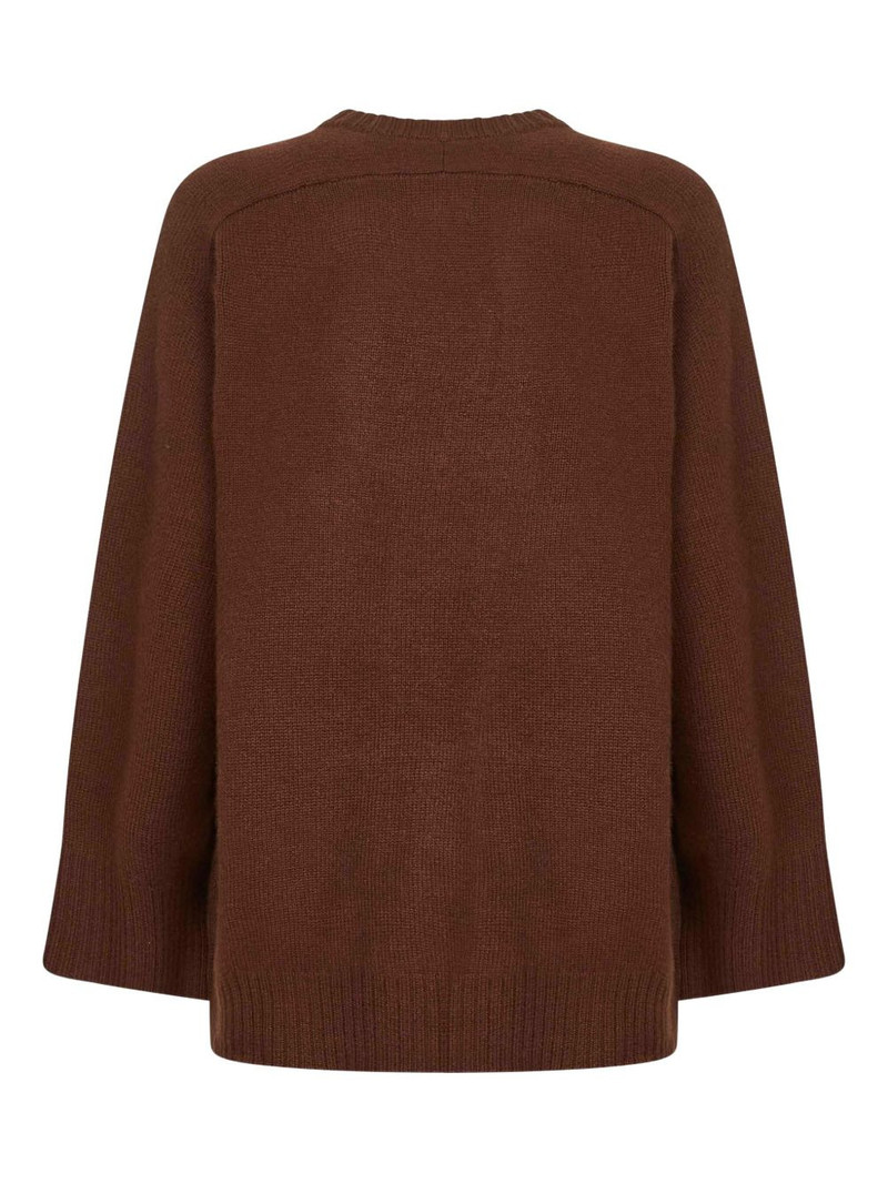 Loulou de Saison wide-cuff cashmere sweater outlook