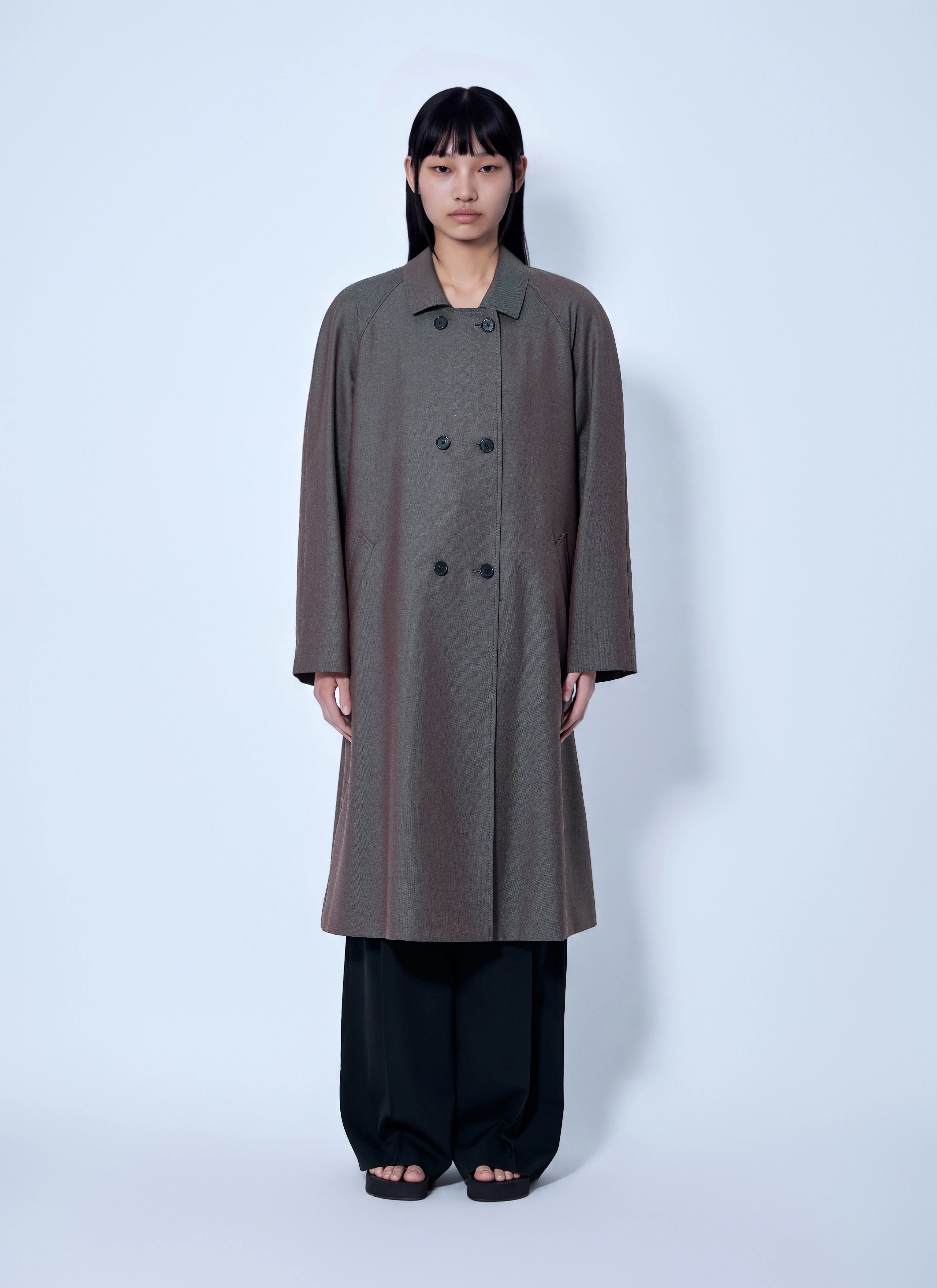 Emma Double-Breasted Wool Coat - 1