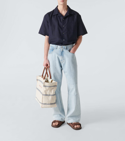 Missoni Cotton and linen bowling shirt outlook