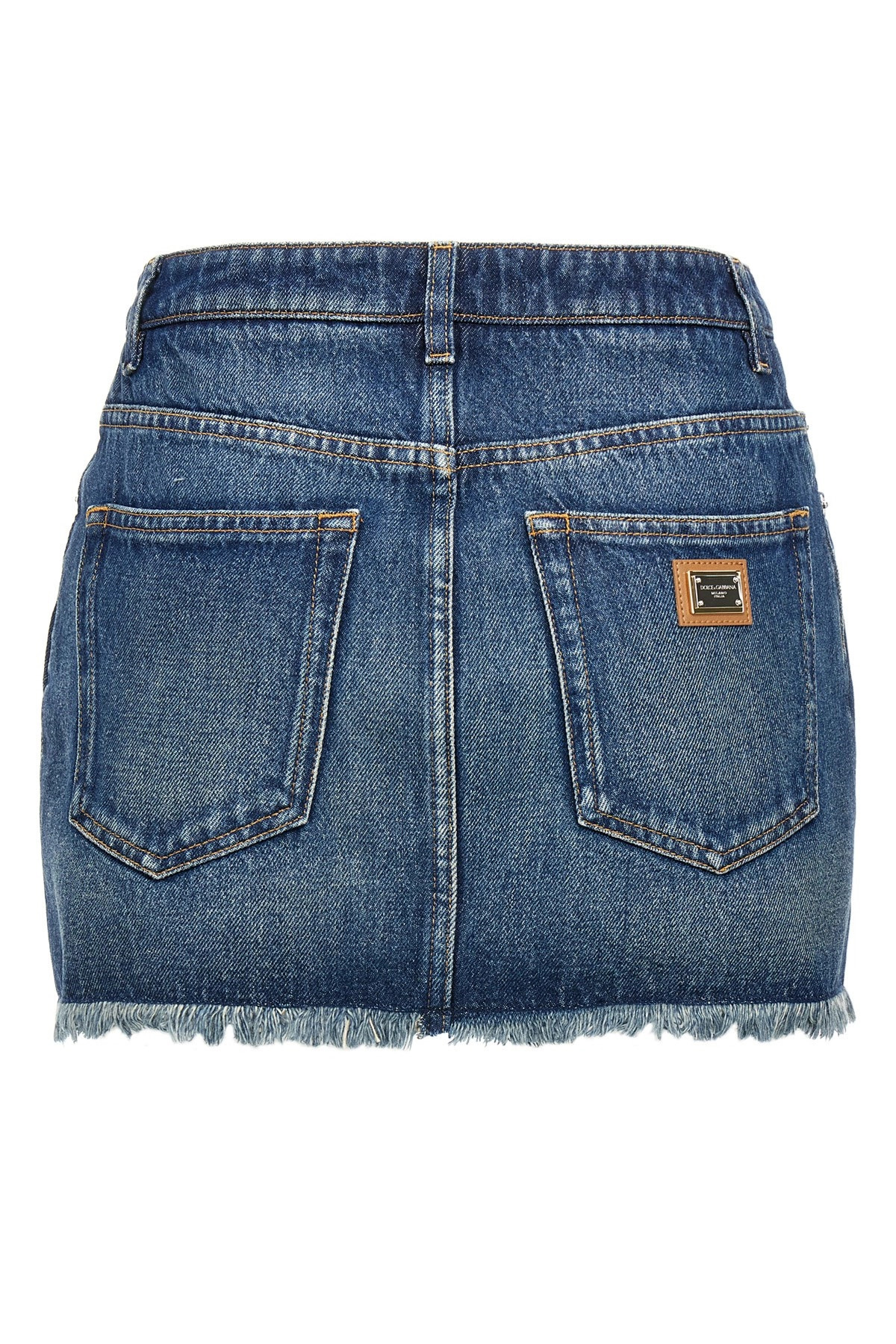 Denim mini skirt - 2