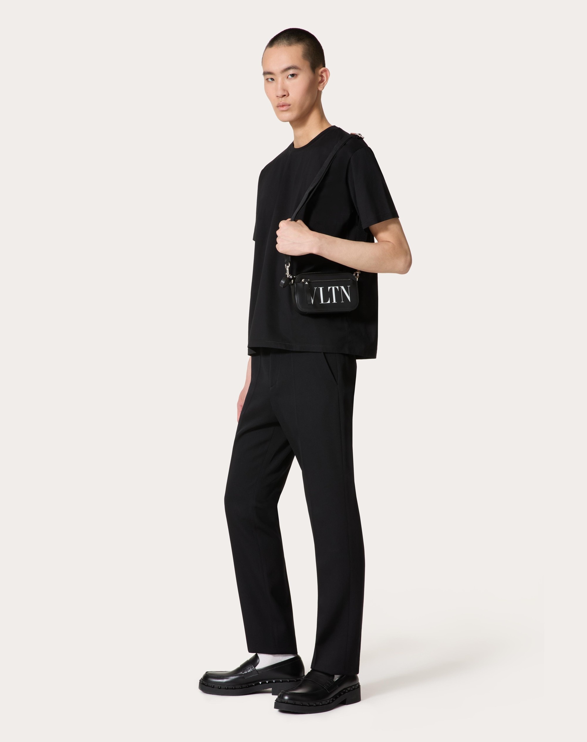SMALL VLTN LEATHER CROSSBODY BAG - 2