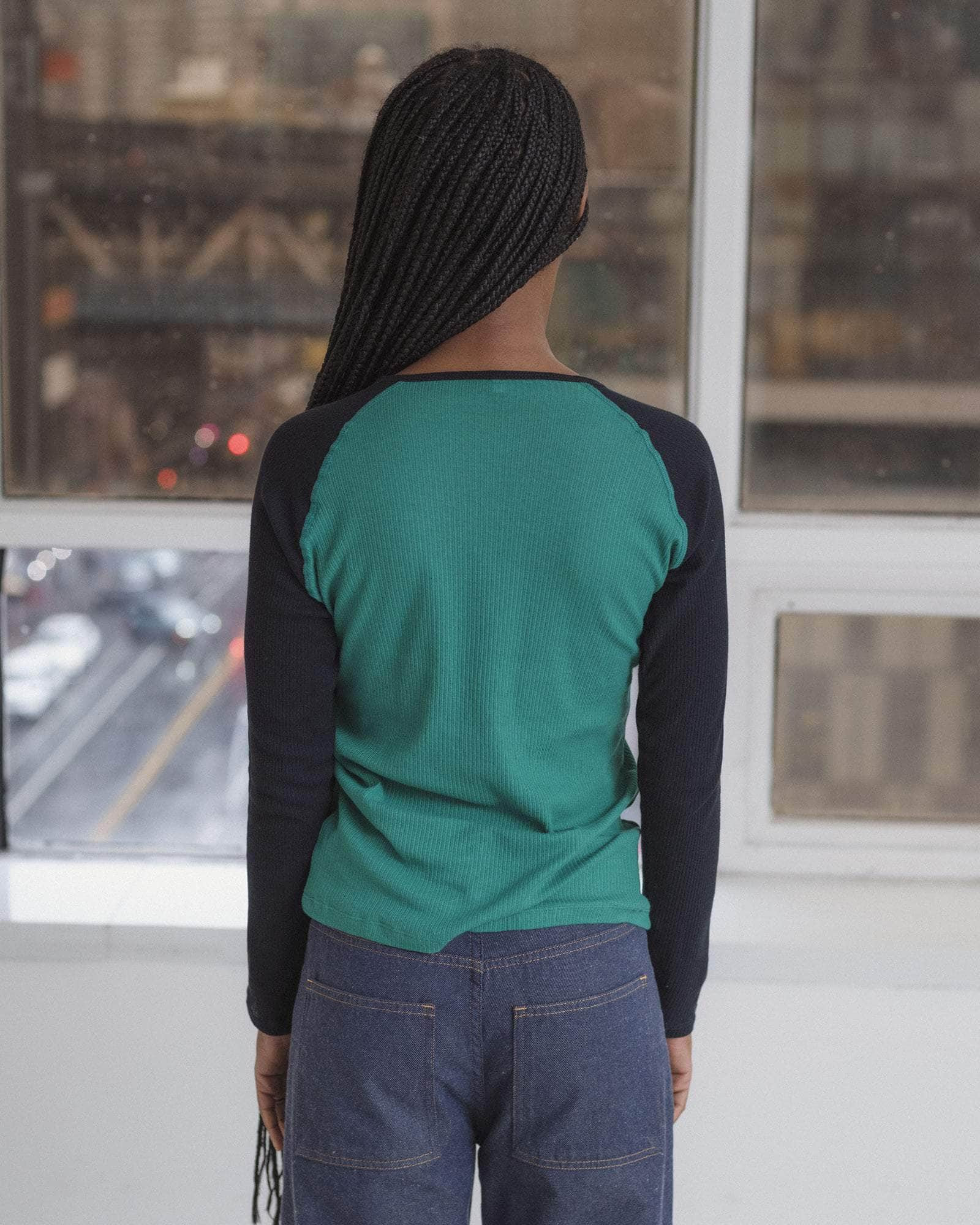 Gene Long Sleeve Tee - Fine Organic Cotton Rib - 3