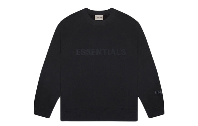 Fear of God Essentials SS20 Long Sleeve Sweater Black FOG-SS20-295 - 2