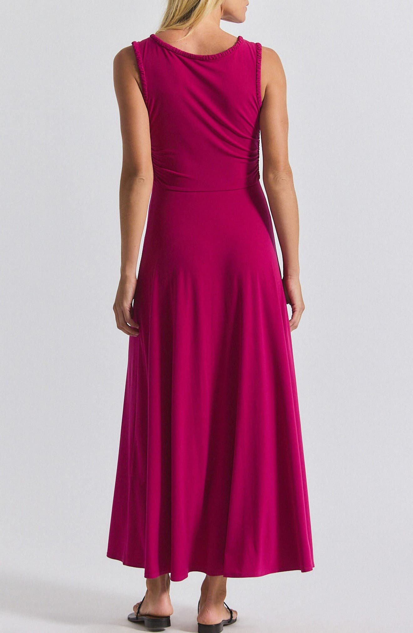 Derek Lam 10 Crosby Misha Matte Jersey Dress in Berry at Nordstrom - 2