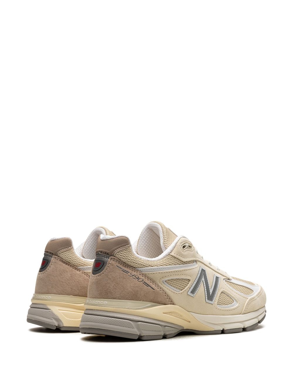 Made in USA 990v4 "Cream" sneakers - 3